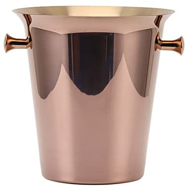 Pimex ice bucket, ice bucket gift Stainless Steel Ice Bucket 5l/1.3 Gallon Large Capacity Ice Bucket With Carrying Handle For Bar Restaurant Ice Beverage wine buckets for parties