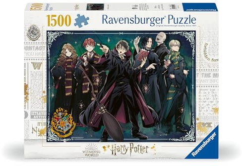 Ravensburger Puzzle Harry Potter: Gryffindor vs. Slytherin - 1500 Teile | 1500 Teile Harry Potter Puzzle, Erwachsenenpuzzle, Geschenk für Frauen und Männer