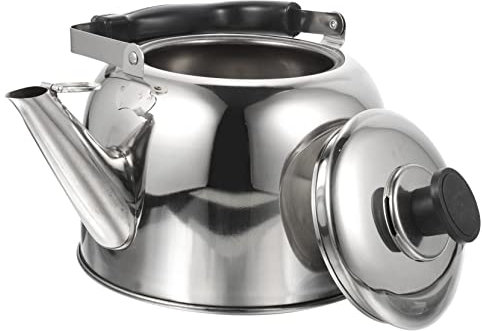 Cabilock Hervidor Silbante Inoxidable Para Cocinas De Gas Inducción Clásica Grande Diseño y Práctico Para Preparar y Bebidas Calientes