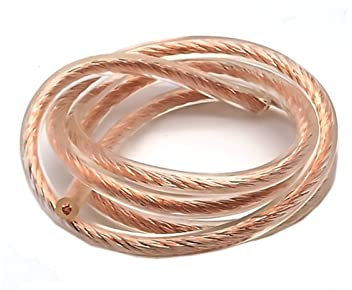 VBPCEFZTLK 5M Transparent Kunststoff beschichtete gekuppelte Kupferdraht Weiche leitfähige Draht Erdungsdrahtanschluss 2,5/4/6/10/16/25 mm2 Draht und Kabel(2.5 Square)