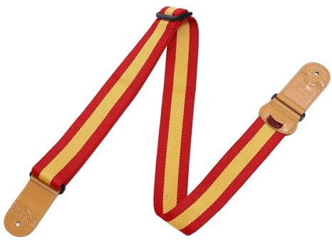Regenbogen -Gitarrengurt Verstellbares Langes Gitarrengurt mit Picktasche für Ukulele Bass Elektrische Akustikgitarren (3 farbig)