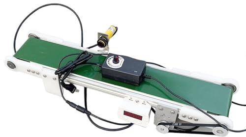 Piccolo nastro trasportatore da tavolino con il conteggio fotoelettrico, trasportatore automatico del PVC per l'esperimento di attrito ed il modello dell'elevatore