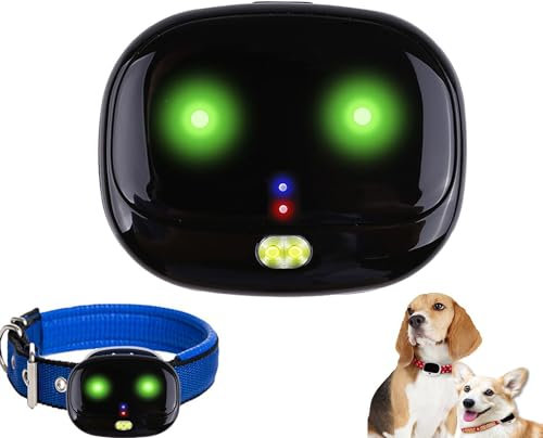 Wireless Pet Fence GPS Tracker Collar for Dogs - Rechargeable Waterproof System with Voice Monitor & Low Battery Alarm - Ideal for Medium Small Dogs
