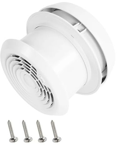 Extractor de aire para techo de autocaravana, accesorio para autocaravana, CC 12 V, color blanco