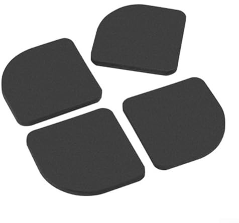 Lot de 4 patins amortisseurs de vibrations pour machines à laver - Pieds antidérapants en caoutchouc pour plus de stabilité