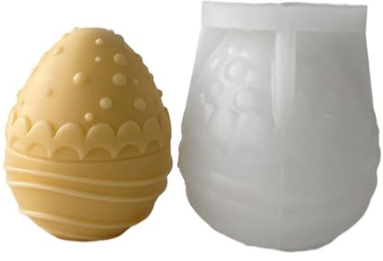 Stampo in silicone per uova pasquali per sapone, bomboniere, sacchetti regalo riutilizzabili