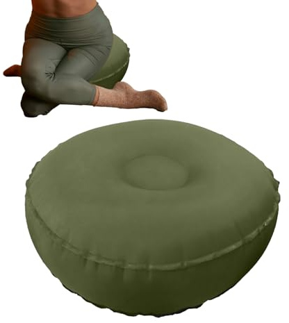 Miyanvuo Cojín De Suelo | Cojín de Meditación Yoga Portátil para Suelo | Asiento Portátil Antideslizante Para Relax Ejercicio Pilates Interior Exterior Hogar Oficina Estudio Jardín Dormitorio