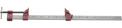 Robert Sorby Select Sash Clamp 24 610mm Heavy Duty Steel Bar Woodworking Clamp 500kg Clamping Force Parallel Tapered Jaws Twin Start Acme Thread