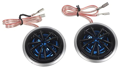 Alomejor Haut-Parleur Audio de 130W Super Power Facile à Installer Dome -Hochköner pour Automusik Player 1 Paire pour Les Systèmes Audio Automobiles Appropriés