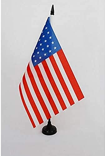 AZ FLAG Bordsflagga USA 35 stjärnor 21x14 cm 100D Polyester Plastfot