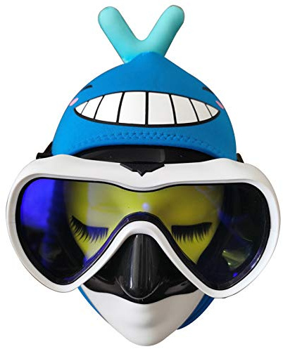 BRLUCKY Wetsuit Hood Whale 3mm Neoprene Scuba Diving Hood for Men Women Youth Scuba Head Cover Dive Cap Surfing Thermal Hood for Kayaking Snorkeling Swimming Sailing Canoeing Water Sports
