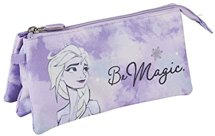 CERDÁ LIFE'S LITTLE MOMENTS Trousse d'écolier Frozen Be Magic Lila (11,5 x 2 x 22,5 cm)