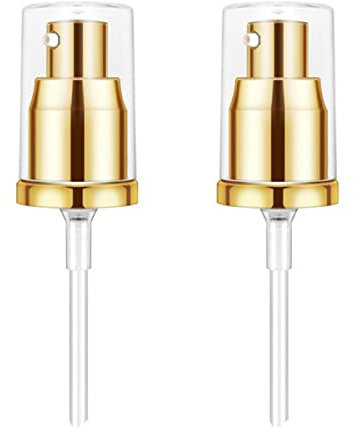 Pompe de fond de teint,2 pièces Pompe Gold Foundation DW Pompe de Fond de Teint de Rechange,Pompe De Remplacement pour Fond pour la Fondation Double Wear