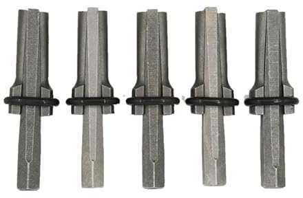 Handwerkzeug zum spalten,MYAYD 5 Stück/Set 18 mm Dübelkeile, Strapazierfähig, Manueller Steinspalter für Bildhauer,Gehweg, Abbruch, Hausrenovierung