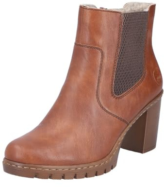 Rieker dam Y2574 Chelsea stövlar, brun, 38 EU, BRUN, 38 EU