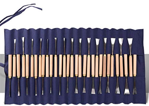 QZHDX Wood Carving Tools Set,Woodworking Carving Knife,Wood Carving Tools Set with Storage Case For DIY Sculpture Carpenter Beginners and Experts(31 Pcs)