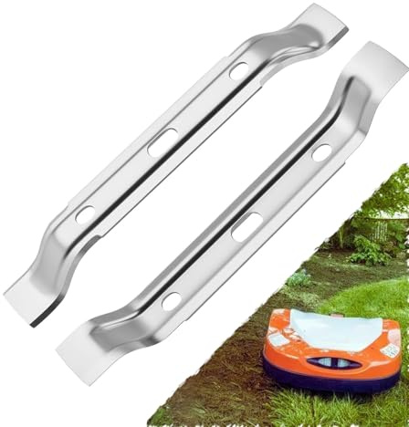 GoldOars 2 Stück Mähmesser Kompatibel mit Stihl iMOW RMI 422 422P C und Viking iMow Ml4 Series, 20cm Rasenmäher Messerklinge für Mähroboter