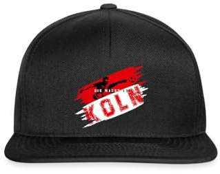 Spreadshirt Die Macht Aus Köln Rot-Weiß Fußball Fan Snapback Cap