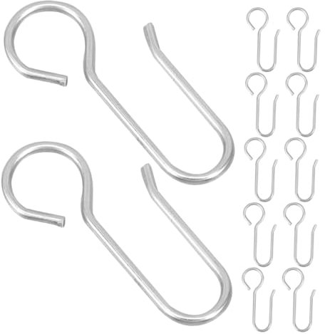 OSOLADY 50 Ganci per Tende da Soffitto Ganci per Tende per Binari per Bagno Doccia Decorazioni per La Casa Resistenti