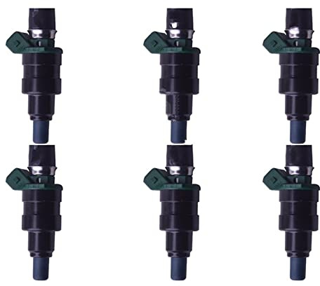 Car Injection Valve Fuel Injector 6PCS for Mercedes for Benz 8(W114) S-Class(W116) 1994-2016 2015 2014 2013 2012 2011 OEM 0280150035 Tail Fuel Injector Bico Nozzle Fuel Injection