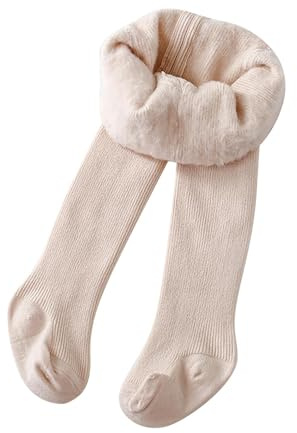 YCBMINGCAN Medias para bebé de algodón gruesas forradas, leggings cálidas y completas, medias elásticas, pantalones de cuerpo entero, medias para invierno, para el uso diario, b, 1-3 años