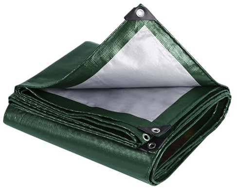 Lona Impermeable Exterior: Lona De Plástico, Protección contra UV, con Ojales De Acero Inoxidable, Lonas Impermeable para Exterior Multiusos para Muebles De Madera, Jardín, Coche, Camping