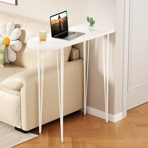 WPWSDWMX Mesa de Comedor Alta con Tablero de Madera Maciza y Patas de Acero al Carbono. Soporte de Tres Puntos. Mesas de Bar para Comedor