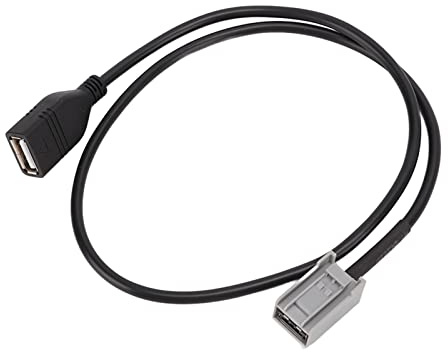RASTKY Cable Adaptador USB Apto para Cable de Audio para Automóvil, Reproducción de Música a Través de Parlantes para Automóvil, Compatible con Outlander ASX Lancer