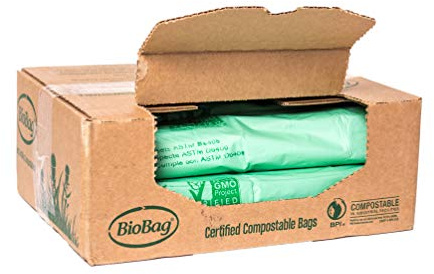 BioBag 23G2842 Kompostierbarer Müllbeutel, 60 l