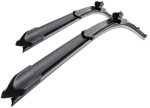 Mossa Vordere Scheibenwischer kompatibel mit Hyundai i30 I (09.2007-04.2010) - flache Wischerblätter. Wischerblätter - Set für Frontscheibe (Fahrer- + Beifahrerseite) (600 mm / 450 mm)