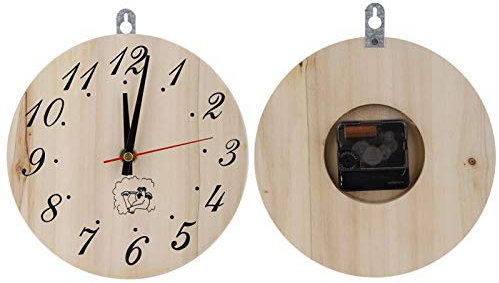 Jingyig Decorazioni per la casa Orologio da Camera Sauna Orologio con Timer Decorativo Orologio da Sauna Accessorio per Sauna Timer per Sauna Orologio con Timer per Sauna Soggiorno per Bagno