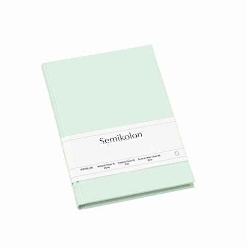Semikolon Notizbuch Classic A5 blanko moss