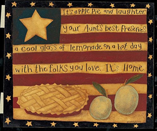 Leinwandrahmen mit amerikanischer Box Pie DiPaolo Dan – Küche horizontal Kunstdruck Küche schwebender Rahmen 35,6 x 45,7 cm