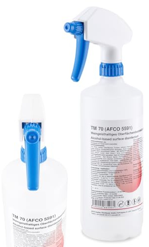 Sodaduck® - Desinfektionsmittel für Oberflächen 1 x 1000 ml Spray-Flasche (mit Alkohol WEINGEISTHALTIG) für Zapfanlagen & Sprudelgeräte - Flächendesinfektionsmittel gegen Viren, Bakterien & Pilze
