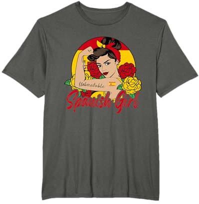 Bandera Española Niña España Mujer España Camiseta