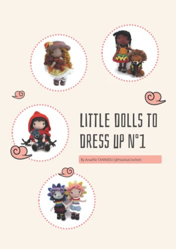 Little dolls to dress up n°1: Doll Amigurumi Crochet Pattern Tutorial