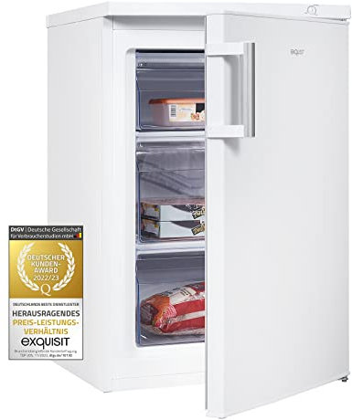 Exquisit Gefrierschrank GS81-H-010D weiss | 85 Liter Nutzinhalt | 4 Sterne | EEK: D