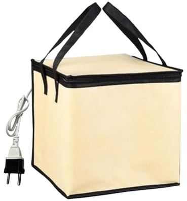 Gralara Gärbox für die Brotherstellung,Teig Gärschrank mit Heizung, Wiederverwendbare Gärbox für die Brotherstellung, Sauerteig-Starterwärmer, Behälter für Gebäck