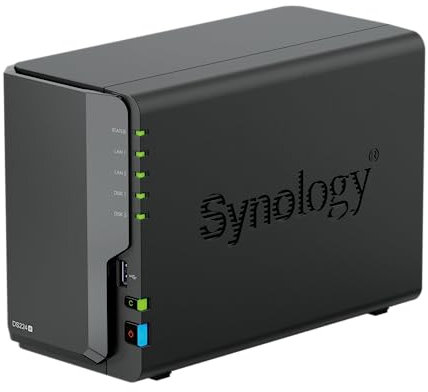 Synology DiskStation DS224+, NAS, Desktop, Intel? Celeron?, J4125, 2GB, DDR4