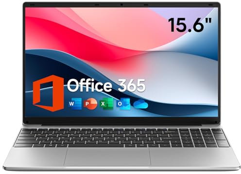 jumper Laptop, 15.6 inch HD Display, Windows 11, 5205U Processor, 4GB RAM 128GB EMMC, 38Wh Battery, Dual Stereo Speakers, USB3.0, Office 365 1-Year Subscription, Keyboard Film UK.