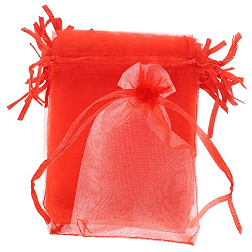 NIYANGLE 100stücke Kleine Organzabeutel Mit Kordelzug Pack Zum Verpacken Von Süßigkeiten Keksen Und Kleinen Geschenken Für Hochzeiten Und Partys