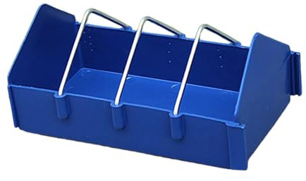 Pigeon Feeder with Removable Clips - Washable Bird Feeding Trough for Ducks, Geese, Hens - PP Material, Compact Design 19.5x11x4.5cm