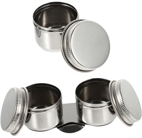 ARTIBETTER 2 Ensembles Pots De Lavage De Pinceaux Inoxydable De Tasses À Huile pour Mélange De Couleurs Nettoyage De Pinceaux Pratiques pour Peinture À Huile 2 Pièces * 2