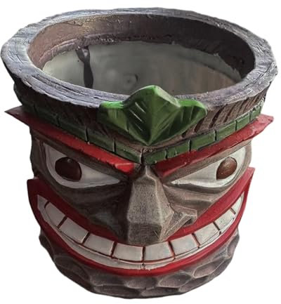 Bsbkoj Maceta Decorativa con Cara Decoración De Resina para El Hogar
