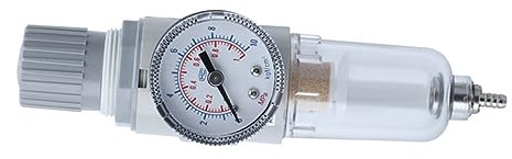 HOLIDYOYO Filtre Pneumatique Robuste Séparateur Huile Eau Régulateur de Pression pour Compresseur Outils Pneumatiques
