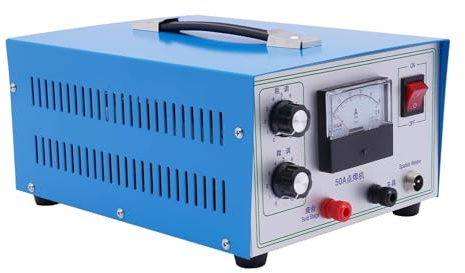Saldatrice automatica for gioielli, saldatrice a punti portatile da 500 W, strumento di saldatura fai da te for metalli, kit for saldatrice a punti for gioielli for riparazioni fai da te di gioielli
