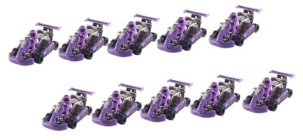 Toddmomy 10 Stück Teiliges Pull Back Kart Bunte Kunststoff Rennwagen Modelle Handliches Aufziehauto für Jungen und Mädchen Koordination und Fantasie Zufällige Farbe Zufällige Farbe