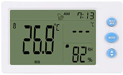 XVBGTRW High-Precision Temperature and Humidity Meter Wall-Mounted Digital Display Indoor Household Multifunctional Belt Sensor