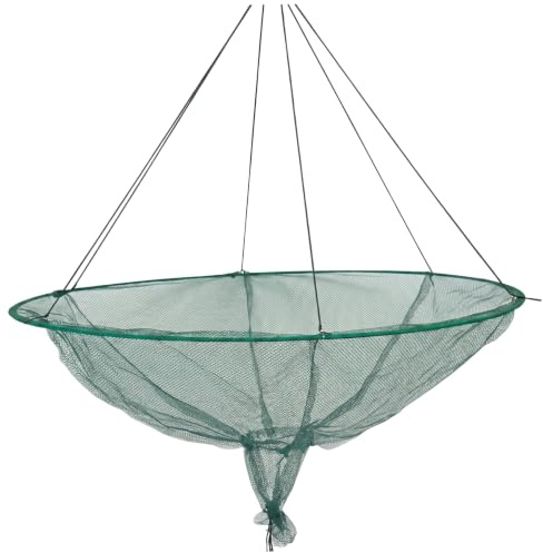 Redes de Pesca Red de aro Plegable Pesca Red de pececillo de Malla de Nailon portátil para Exteriores, 59 desplegado/13, 4 Plegado