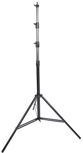 Adjustable Photo Video Lighting Stand Spring Cushioned Heavy Duty Light Stand, 4M 13 Feet Sturdy Tripod for Photography Reflector Softbox Light Umbrella